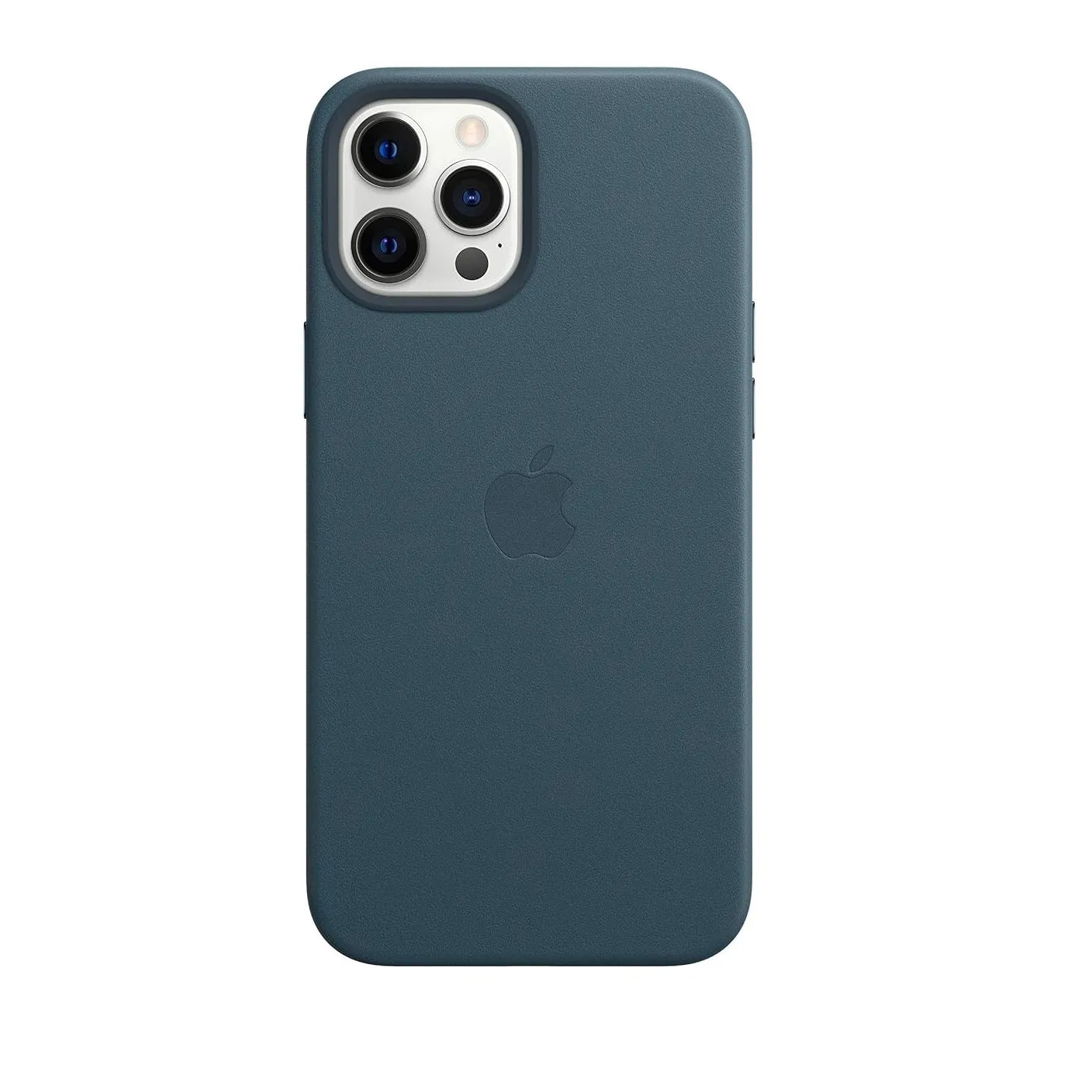 iPhone 15 Pro Max Leather Case With  Magsafe (Animation Working) - Baltic Blue