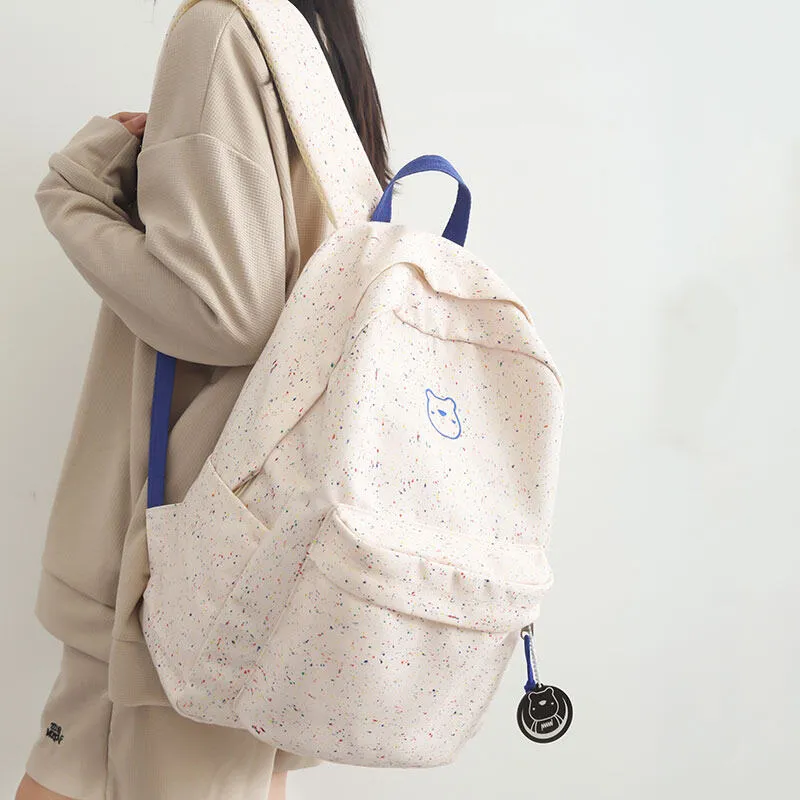 Japanese Simple Style Cartoon Bear Backpack