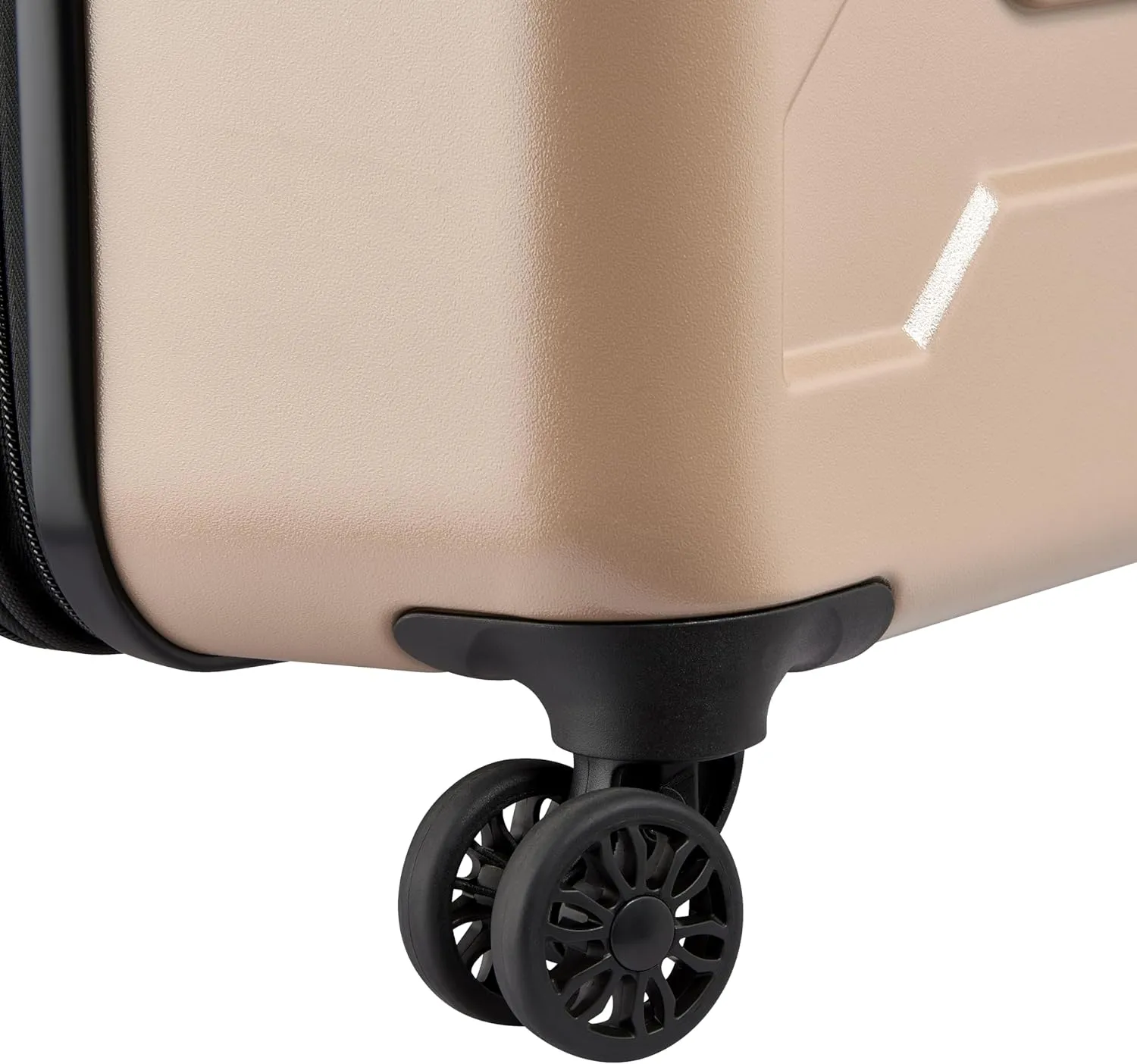 Jeep JH004C Hardside Expandable Luggage with Spinner Wheels, Beige, 2 Piece Set 20/28 Inch