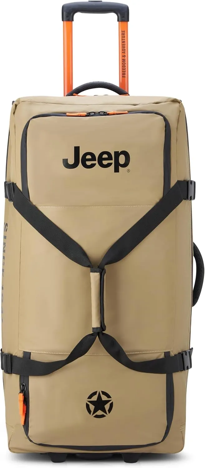 Jeep JS005A Two Wheel Rolling Travel Duffle Bag