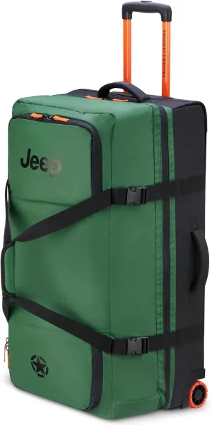 Jeep JS005A Two Wheel Rolling Travel Duffle Bag