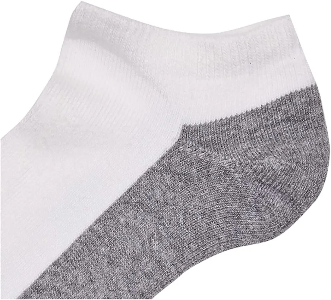 Jefferies Socks Girls' Seamless Sport Half Cushion Low Cut Socks 6 Pack