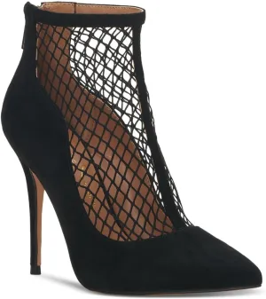 Jessica Simpson Womens Wicasa Zipper Suede Pumps