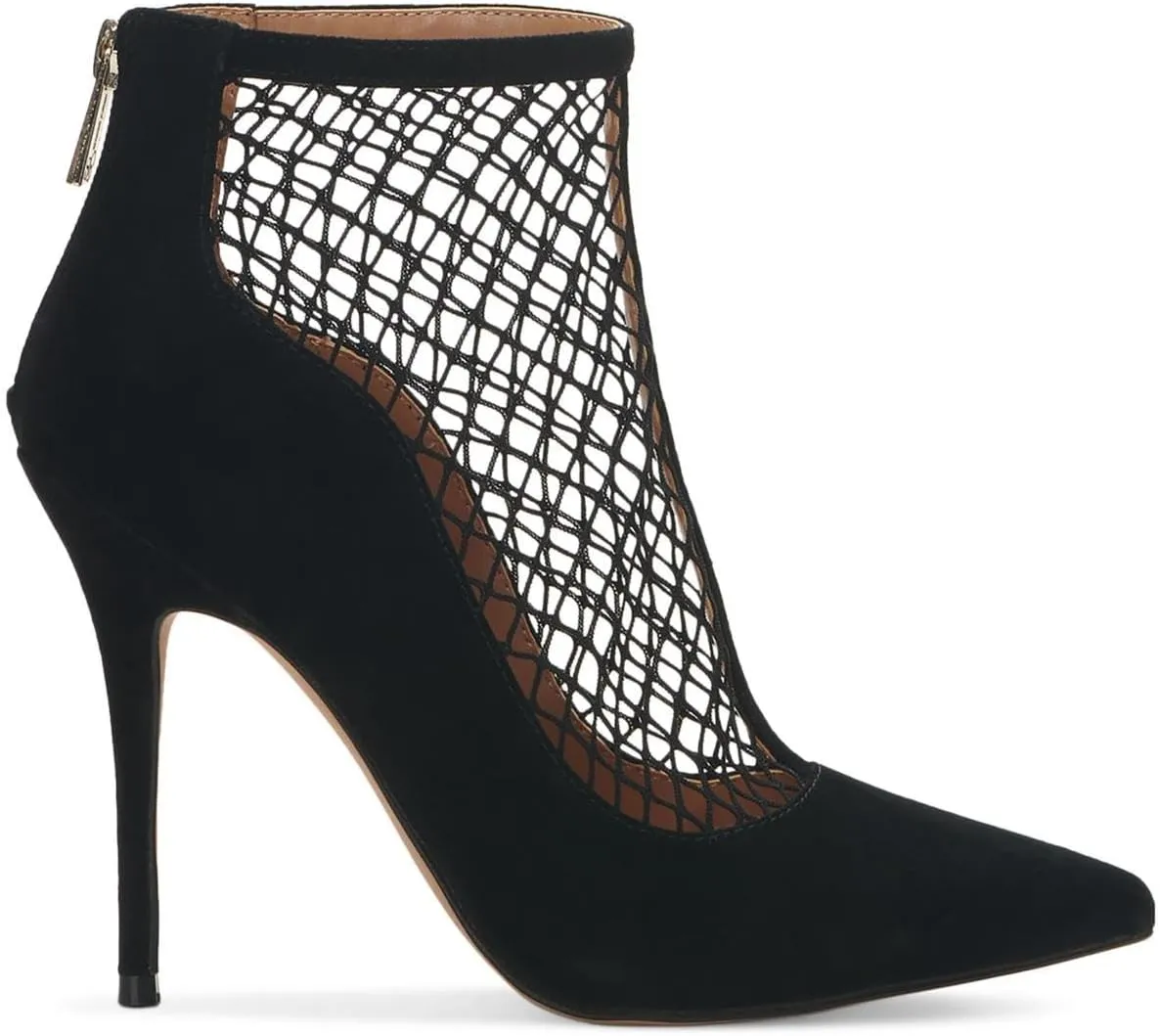Jessica Simpson Womens Wicasa Zipper Suede Pumps