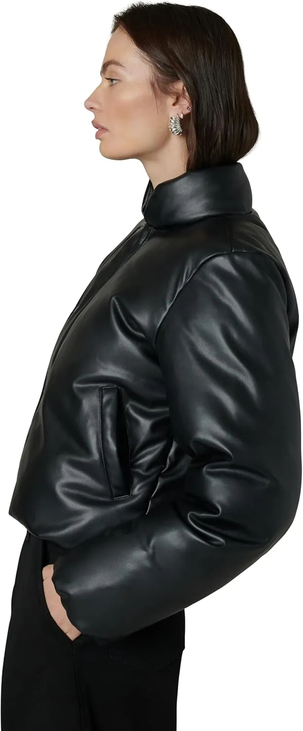 Joe's Women's The Kiki Vegan Leather Bomber Jacket