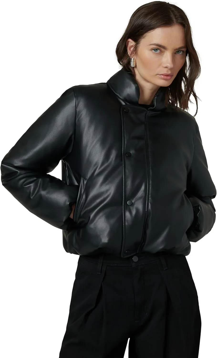 Joe's Women's The Kiki Vegan Leather Bomber Jacket