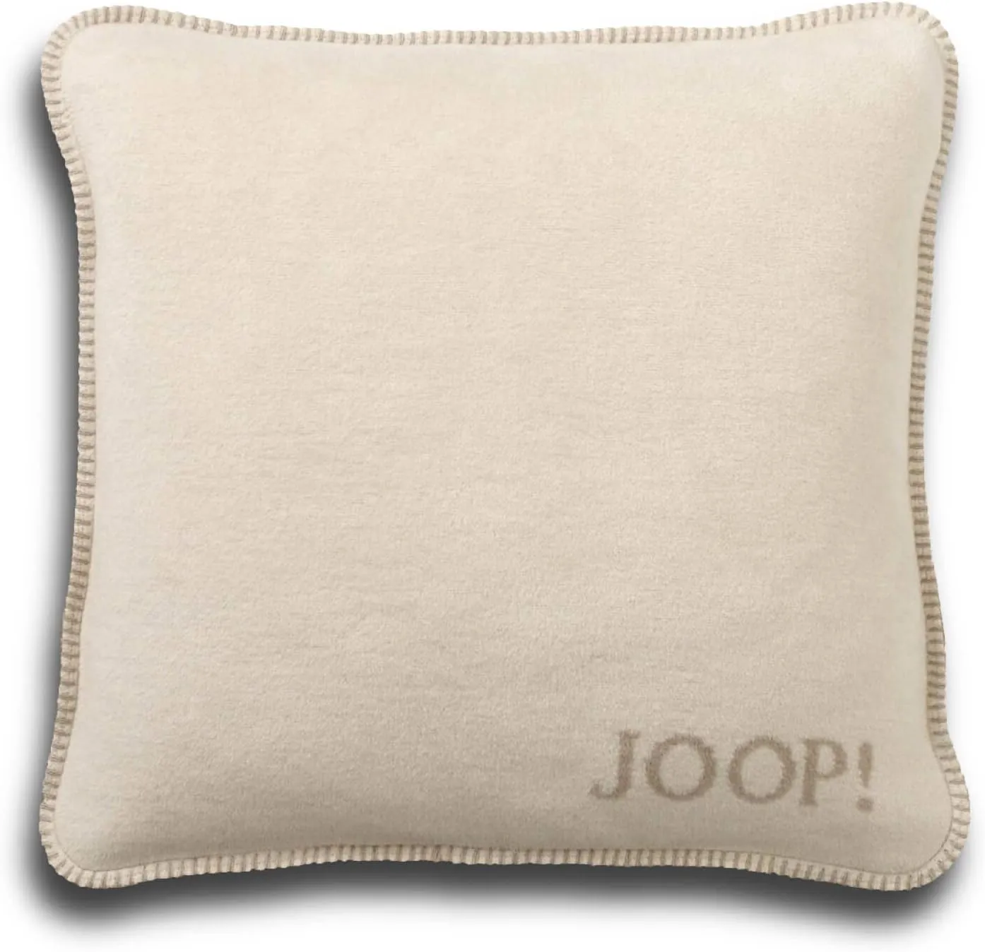 Joop! 651235 Cushion Cover Plain Doubleface Sand Parchment Cotton/Polyacrylic Dimensions: 50 cm x 50 cm