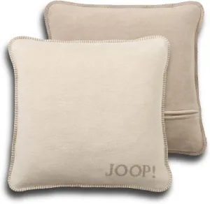 Joop! 651235 Cushion Cover Plain Doubleface Sand Parchment Cotton/Polyacrylic Dimensions: 50 cm x 50 cm