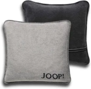Joop! 739469 Cushion Cover Plain Doubleface Ash Anthracite Cotton Polyacrylic Dimensions: 50 cm x 50 cm
