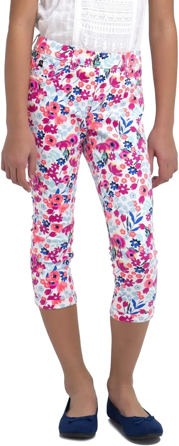 Jordache Girls Floral Print Crop Jegging (XS (4/5))