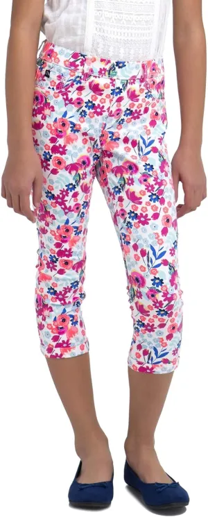 Jordache Girls Floral Print Crop Jegging (XS (4/5))