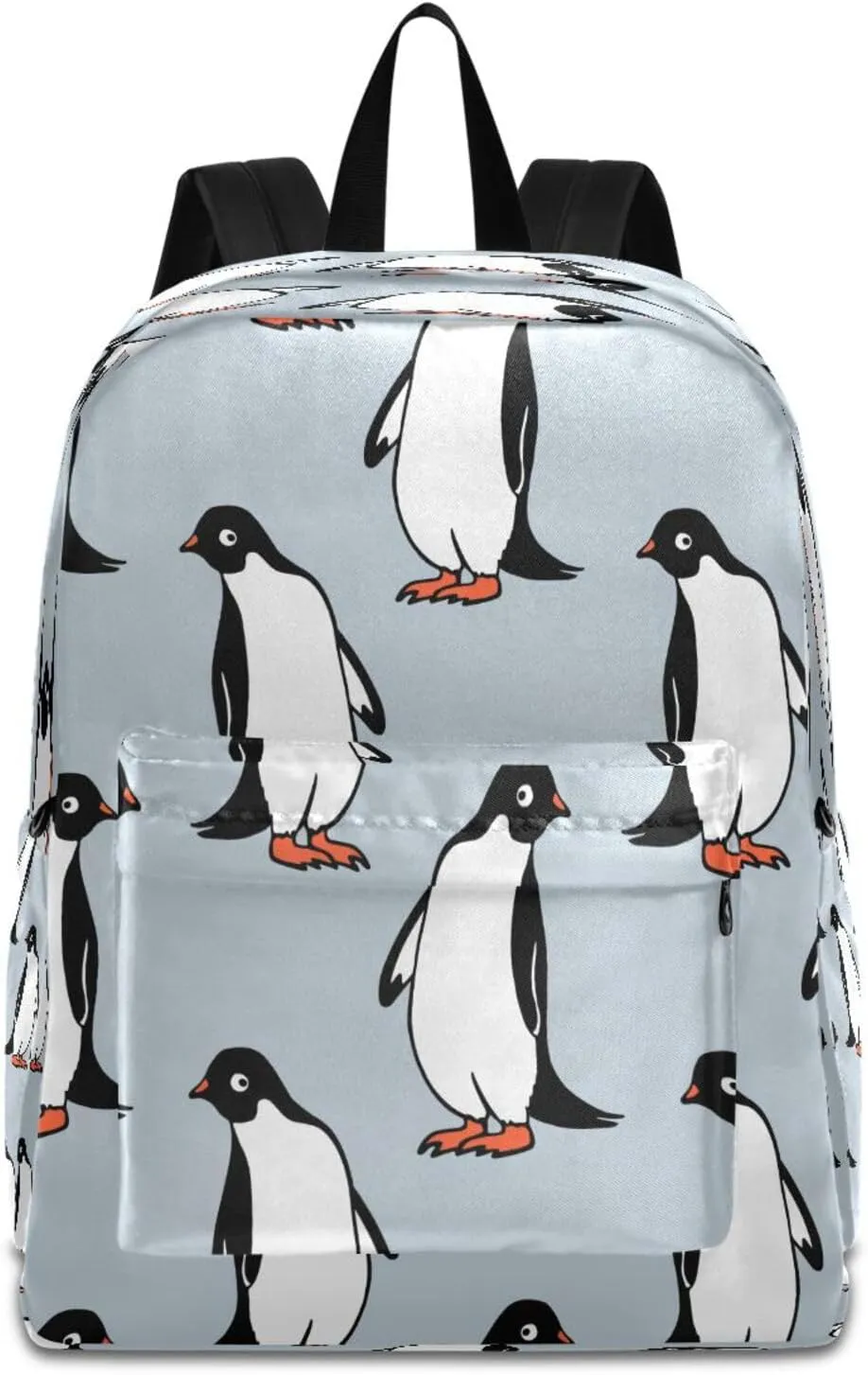 JSTEL Penguin School Backpack for Kid 5-19 yrs,Penguin Backpack Childen School Bag Polyester Bookbag