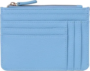 Julia Buxton Pebble Vegan Leather PMU Slot Coin Case