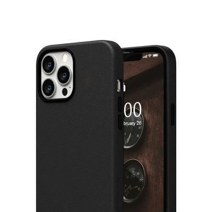 K-doo iPhone 13 Pro Max Leather Case Back Cover