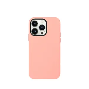K-doo iPhone 15 Pro Max Leather Case Back Cover - Pink