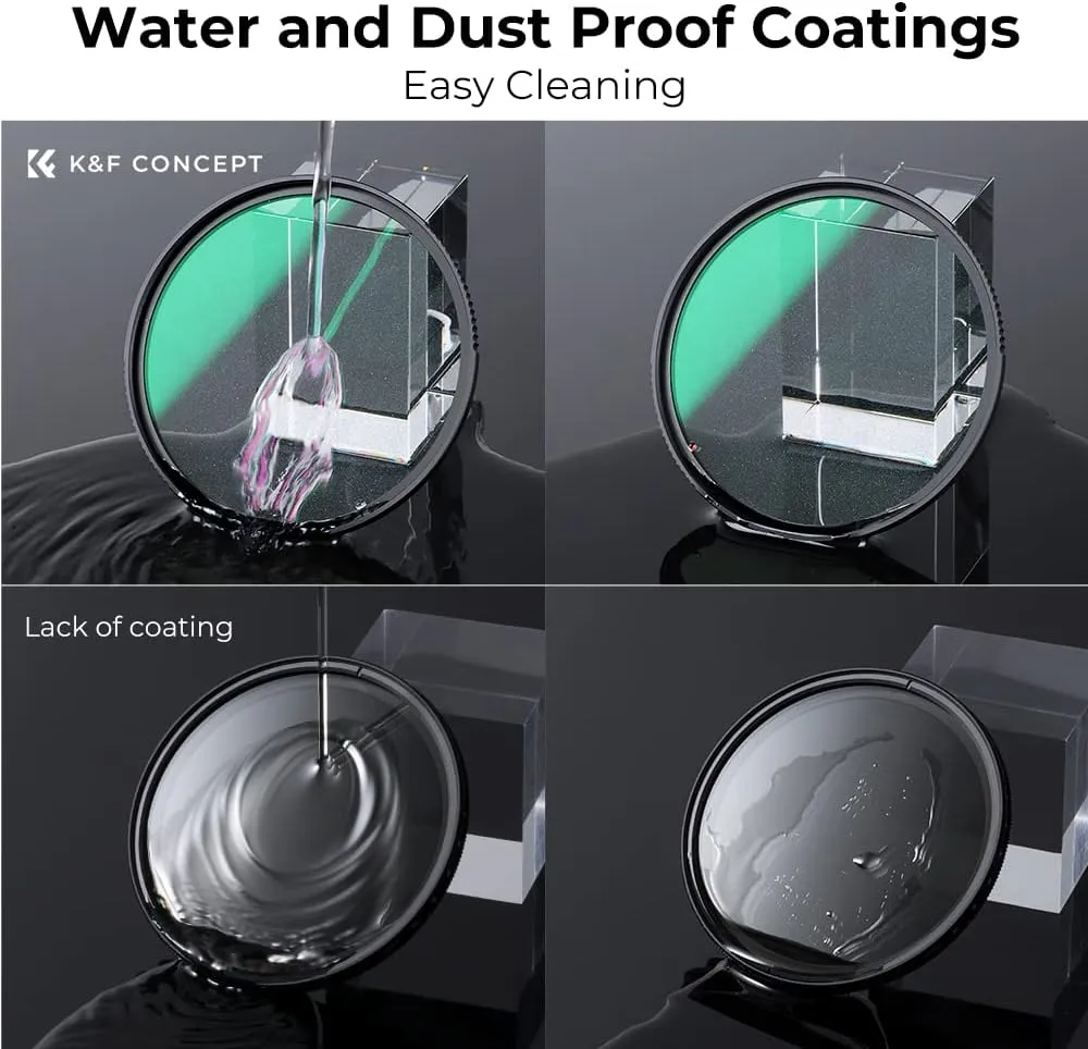 K&F Concept 72mm Shimmer Diffusion 1 Filter Glimmer Glass Effect Filter with 28 Multi-Coatings for Camera Lenses (Nano-X Series)