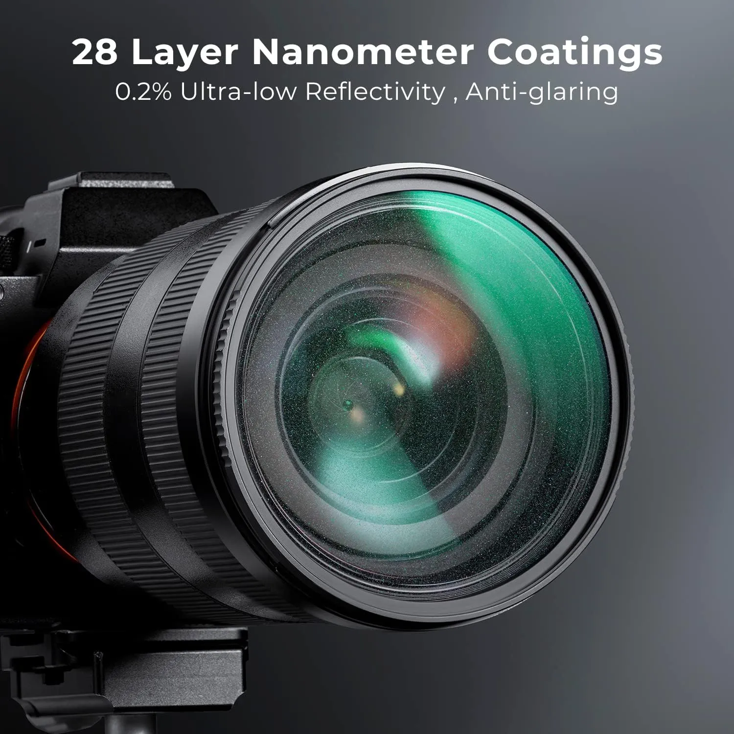 K&F Concept 72mm Shimmer Diffusion 1 Filter Glimmer Glass Effect Filter with 28 Multi-Coatings for Camera Lenses (Nano-X Series)