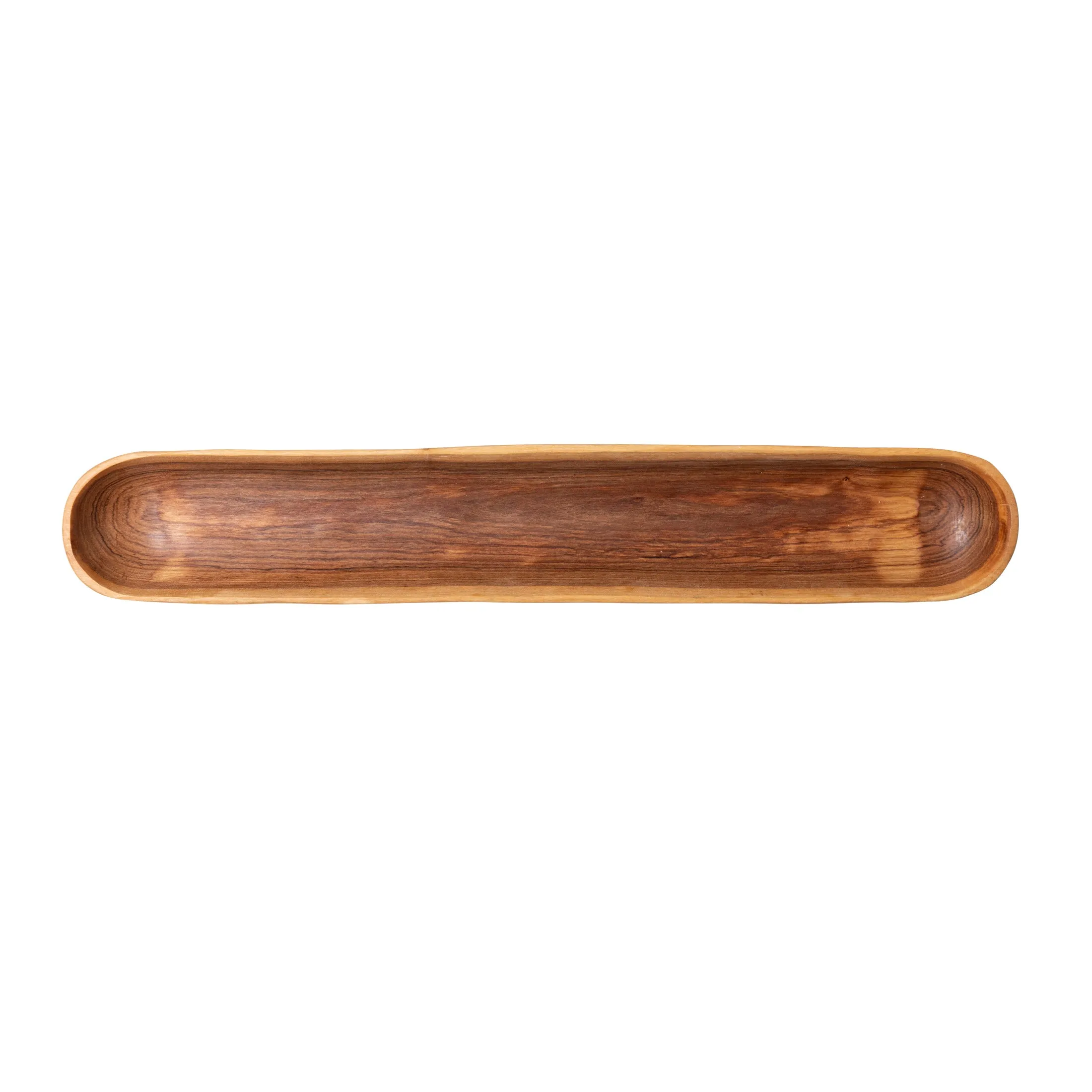 Kenyan Olive Wood Oval Bowl