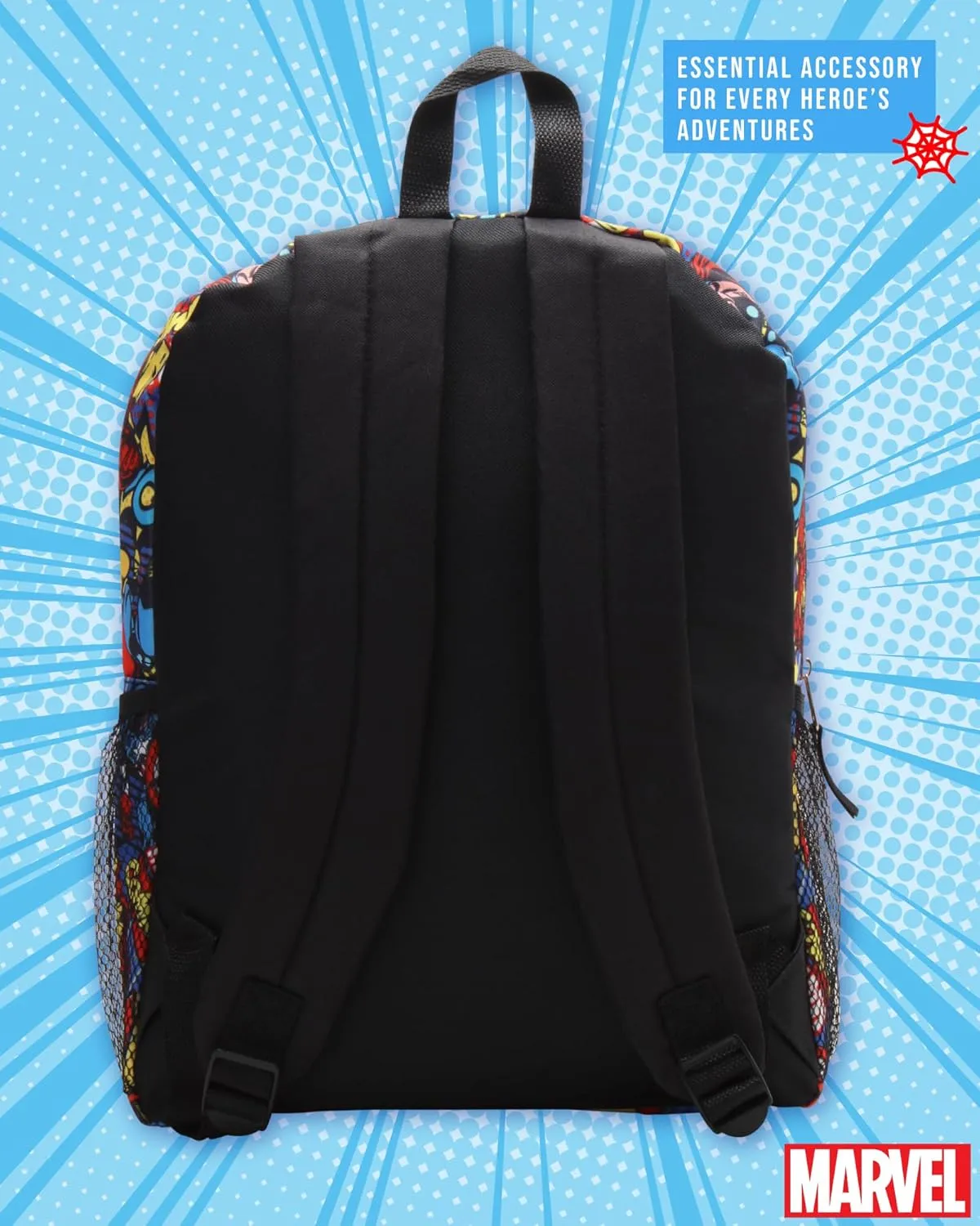 Kids Backpack - 16" School Bookbag - Disney Minnie, Mickey Mouse, Marvel Avengers: Kindergarten, Elementary, Size One Size, Avengers Blue