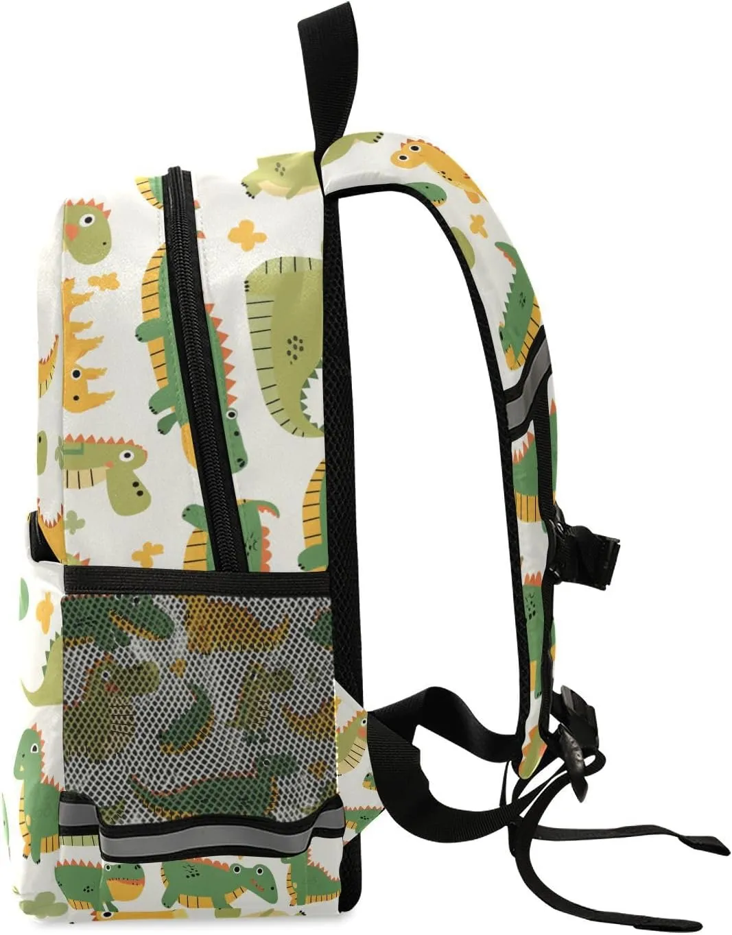 Kids Backpack for Preschool Mini Water Resistant Bookbag Travel Outdoor Daypack, Cute Cartoon Crocodile Alligator