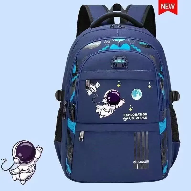 Kids’ Space-Themed School Backpack – Large-Capacity