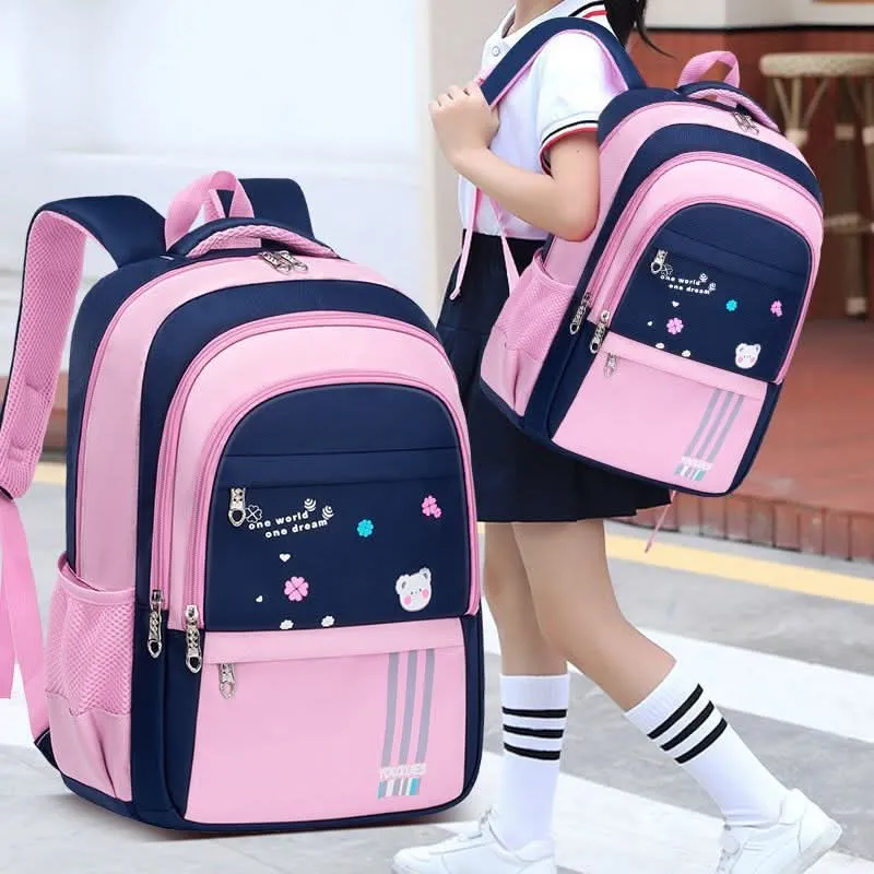 Kids’ Space-Themed School Backpack – Large-Capacity