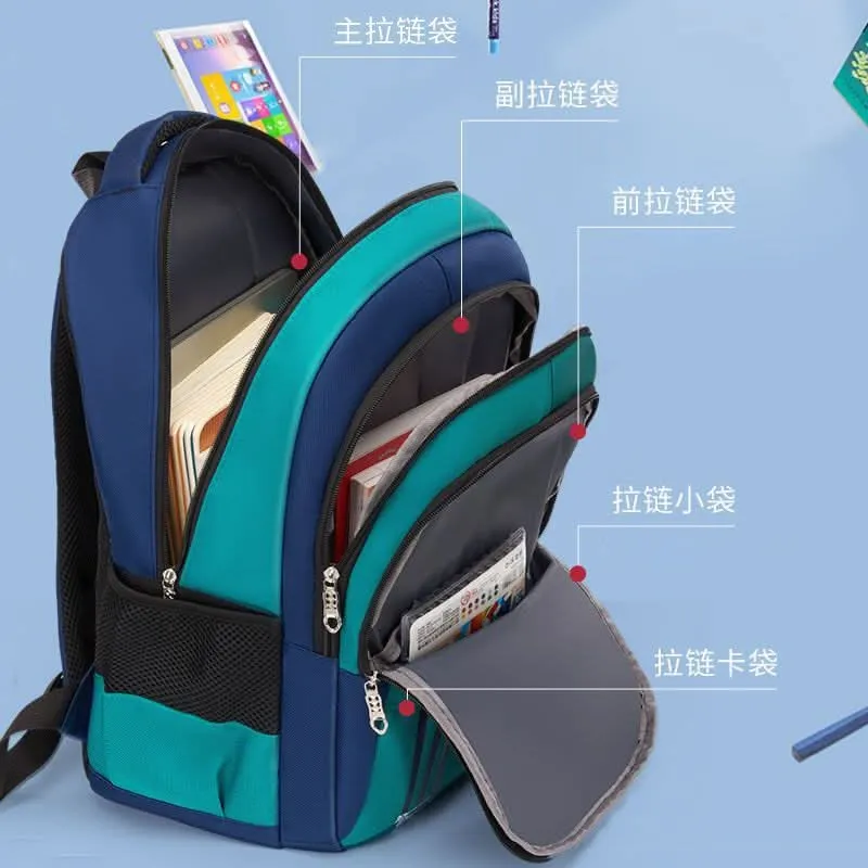 Kids’ Space-Themed School Backpack – Large-Capacity