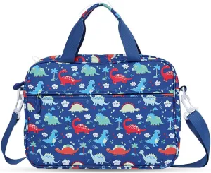 Kids Tablet Bag for Boy Girl Dinosaur Tablet Sleeve Carrying Case with Handle Shoulder Strap 13 inch Tablet Travel Bag