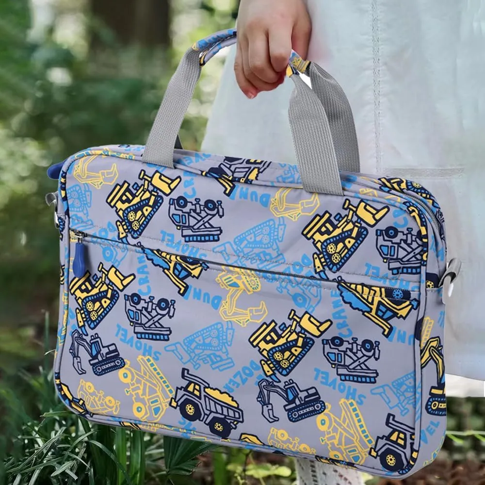 Kids Tablet Bag for Boy Girl Dinosaur Tablet Sleeve Carrying Case with Handle Shoulder Strap 13 inch Tablet Travel Bag
