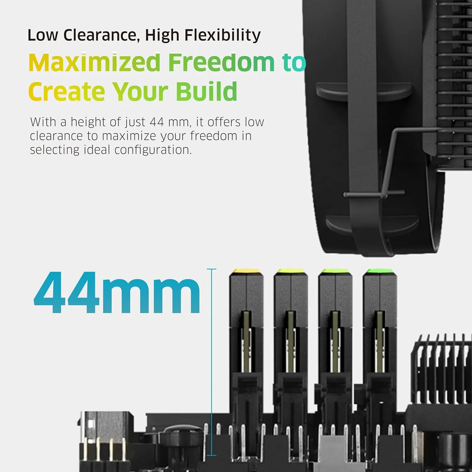 KLEVV CRAS V RGB DDR5 32GB (2x16GB) 6400MHz CL32 A-DIE 1.35V Gaming Desktop Ram Memory SK Hynix Chip XMP 3.0 / AMD Expo Ready - Black (KD5AGUA80-64A320G)