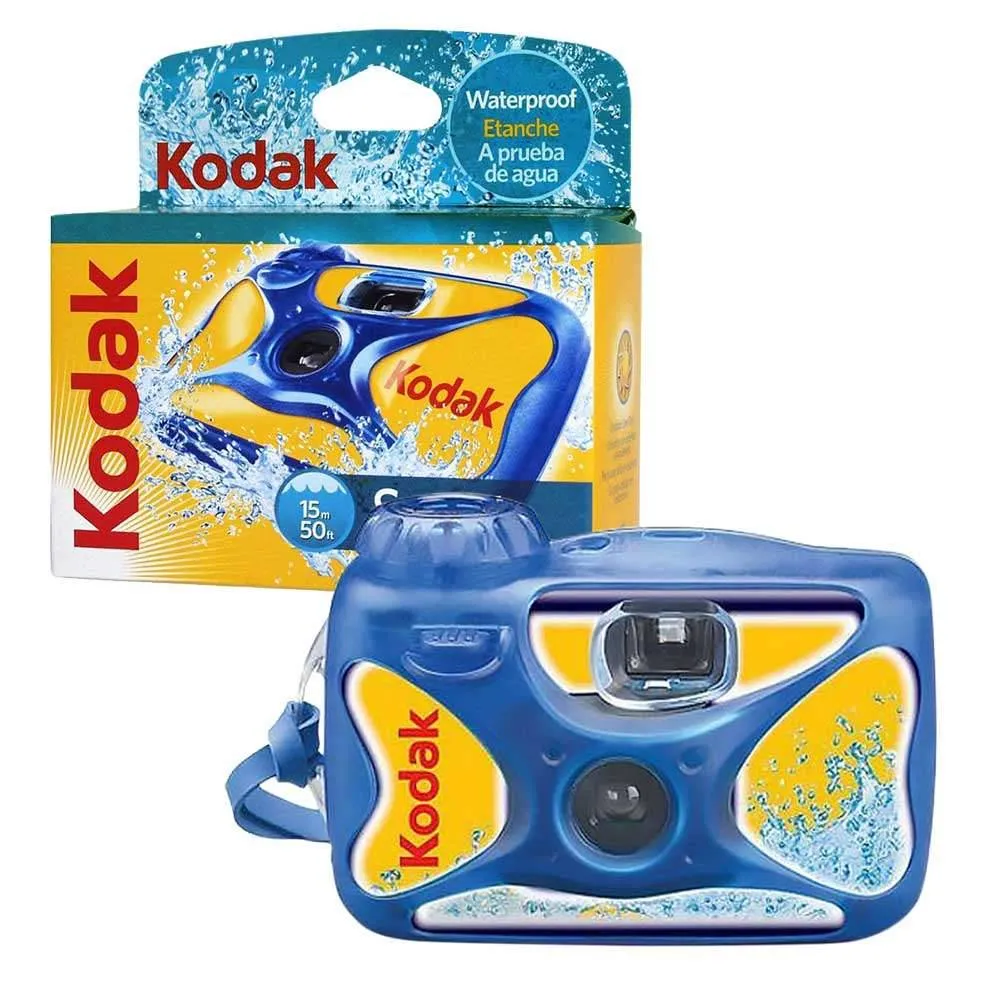 Kodak Waterproof Disposable Camera for 27 Photos Sport Edition