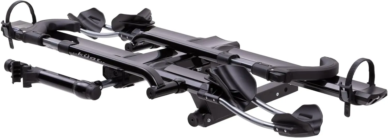 KUAT NV 2.0-1.25" - 2-Bike Hitch Rack | Robust 2-Bike Rack with Trail Doc for Riders & Cyclists | Rugged All-Metal Construction | E-Bike Compatible | Easy Installation | Built for The Long Haul