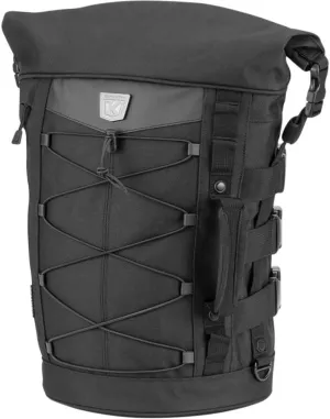 Kuryakyn 5223 Momentum Deadbeat Expandable Motorcycle Travel Luggage: Weather Resistant Duffle Bag with Sissy Bar Straps, Black