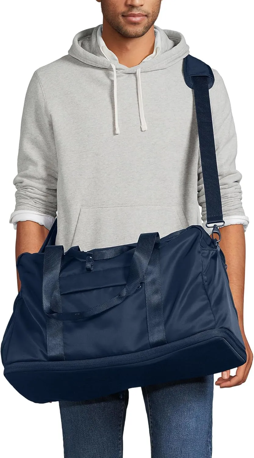 Lands' End Travel Expandable Duffle Radiant Navy One size