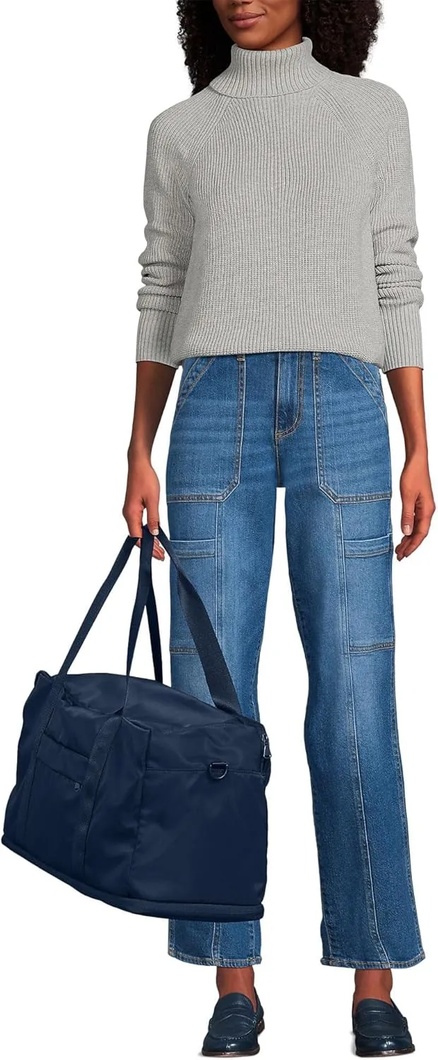 Lands' End Travel Expandable Duffle Radiant Navy One size