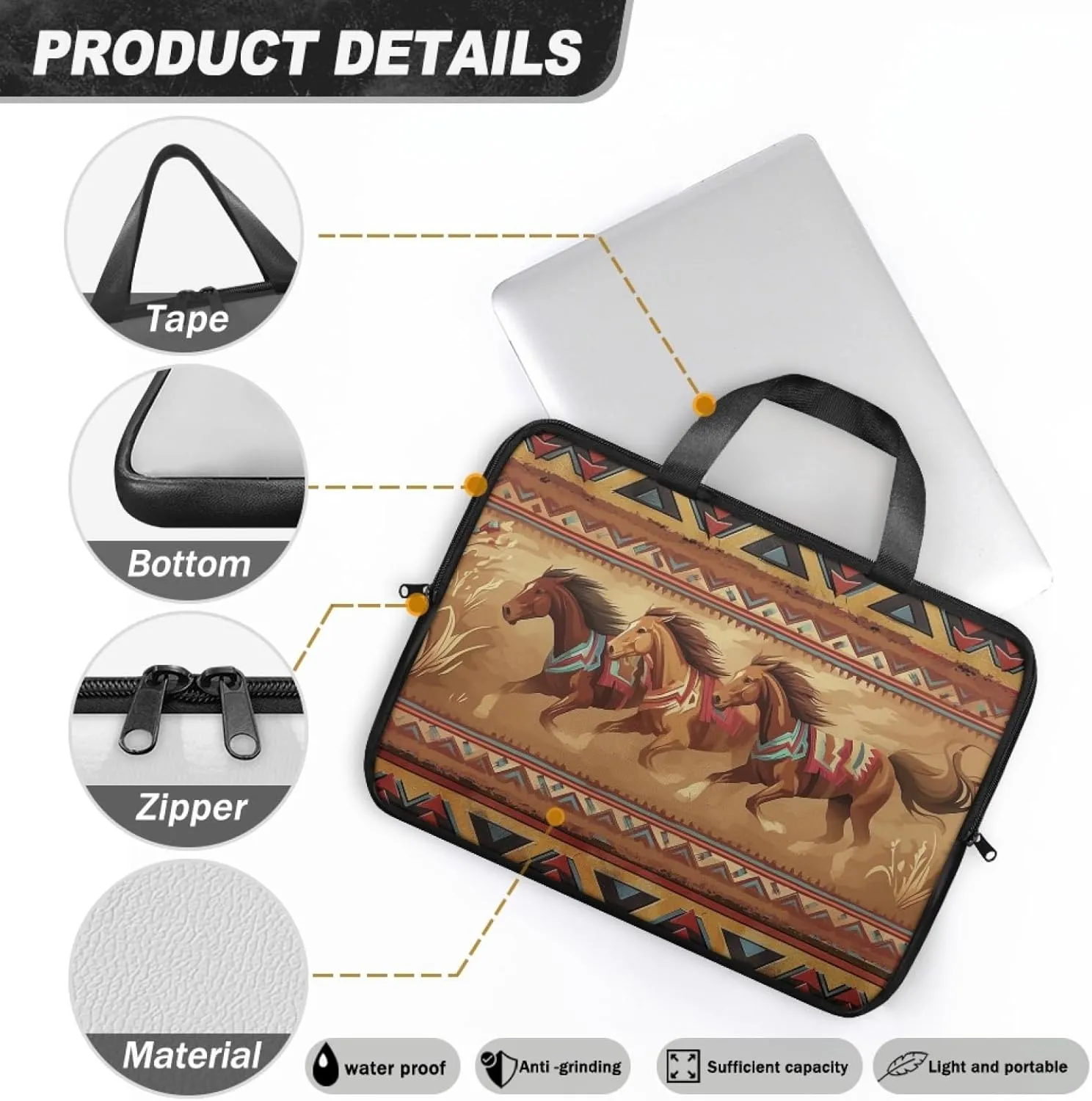 Laptop Bag for Women Men Computer Bag