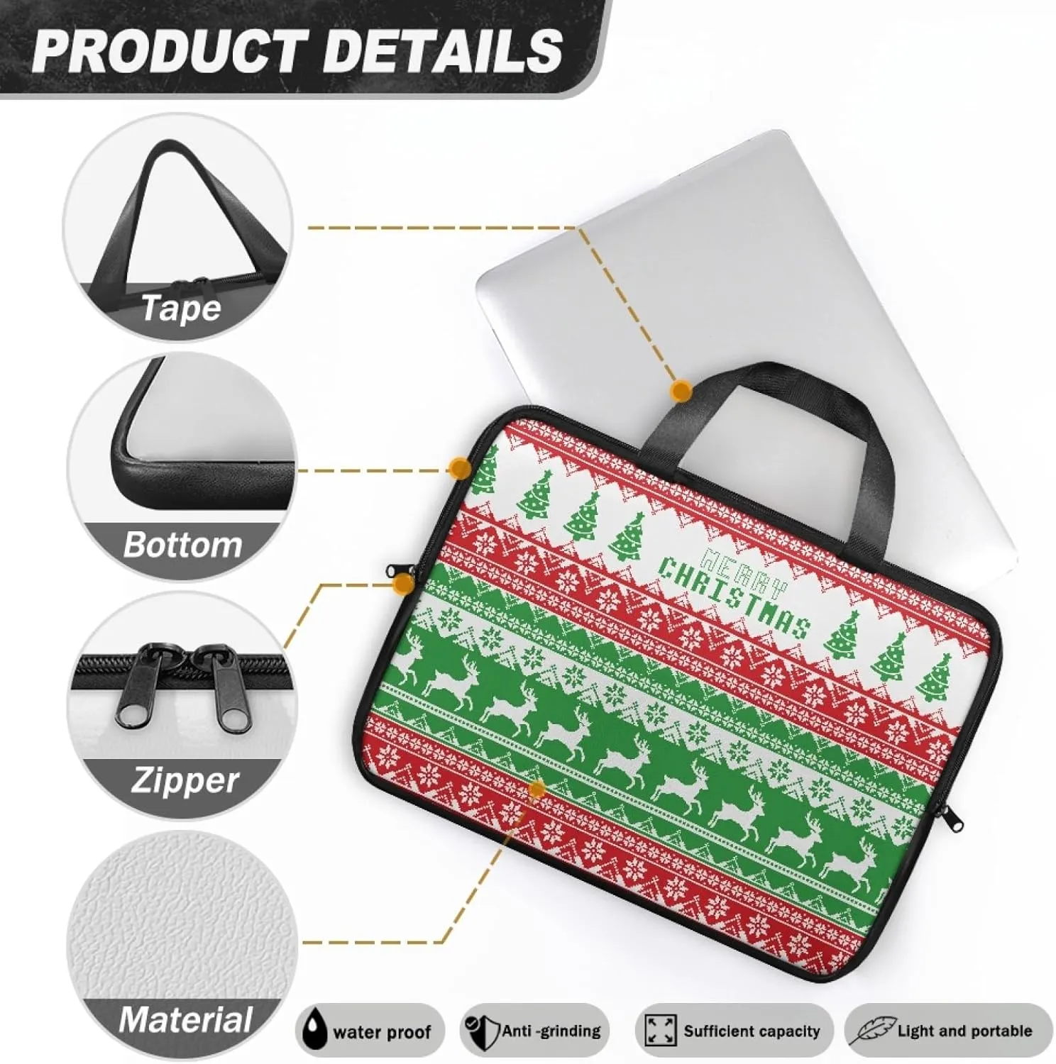 Laptop Bag for Women Men Computer Bag