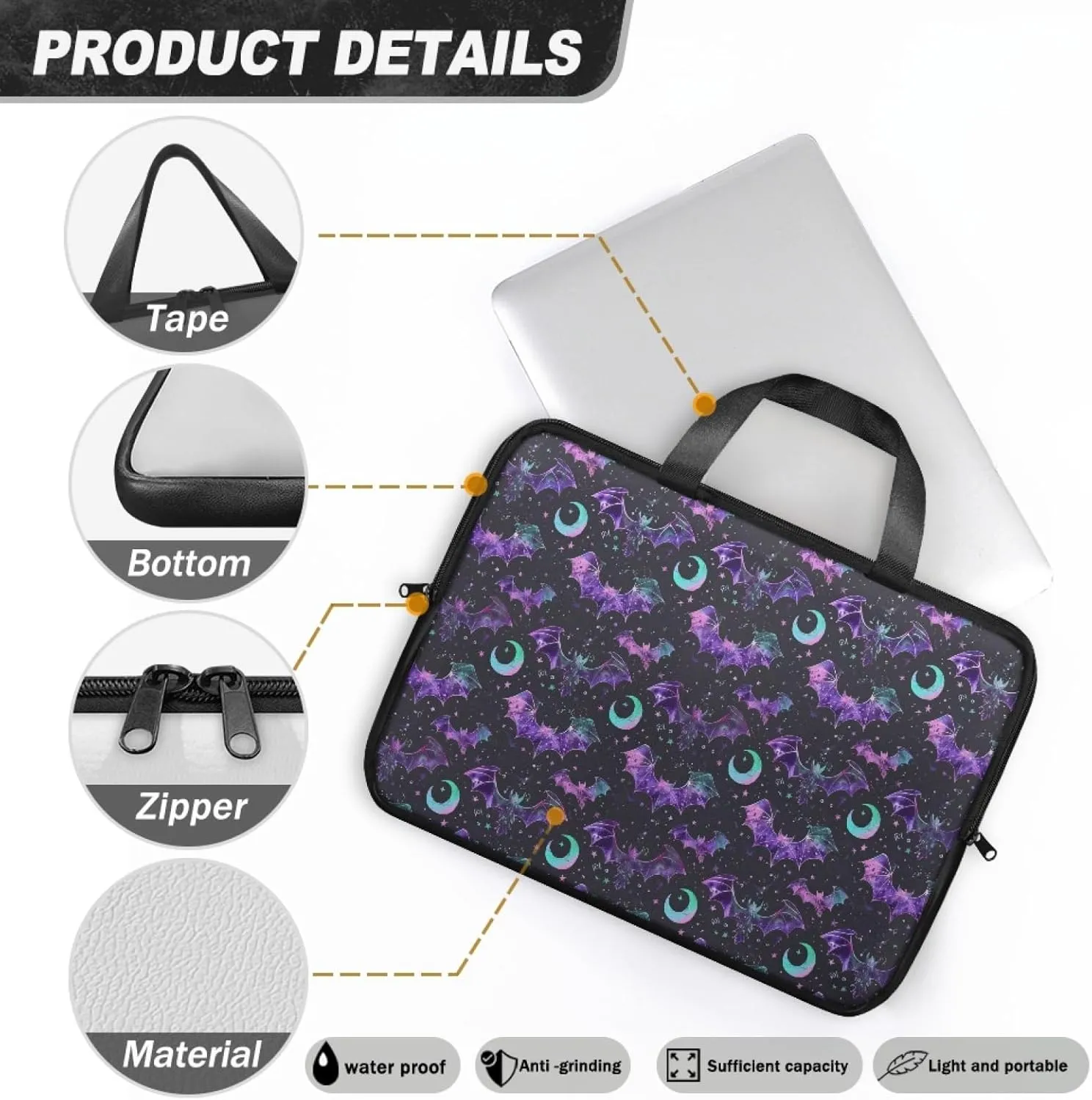 Laptop Bag for Women Men Computer Bag
