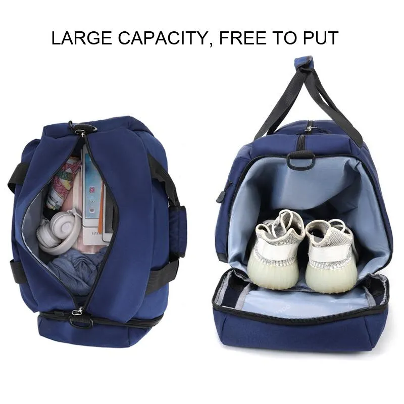 Large Capacity Waterproof Sports Bag With Dry / Wet Separation