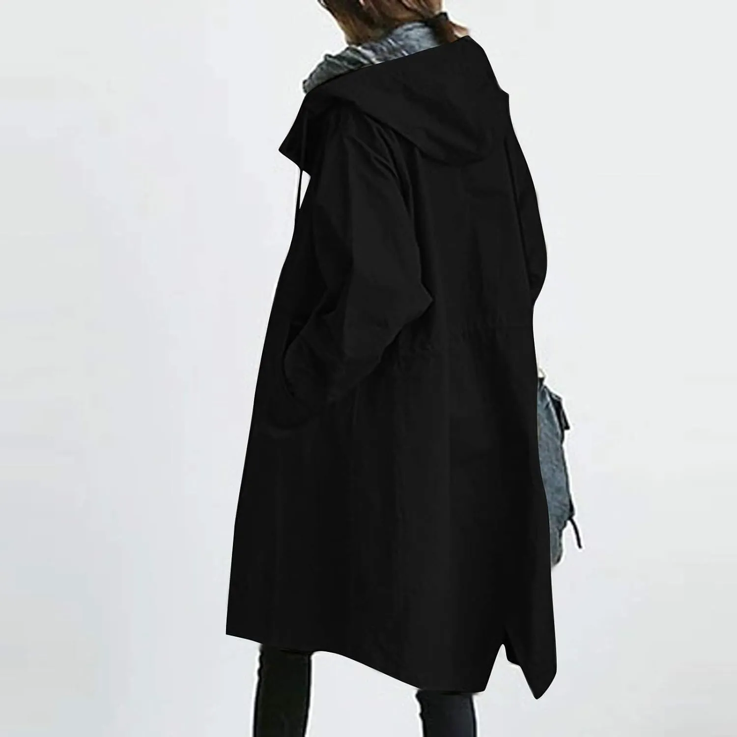 LCMTWX Women's Coats Basic Long Jacket Coat Womens Elegant Windbreaker Wild Winter Women's Coat Coats for Women Trendy