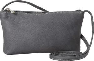 Le Donne Leather Clover Mini Bag - Full-Grain Premium Colombian Vaquetta Leather Crossbody Bag, 9"x5.5"x1"
