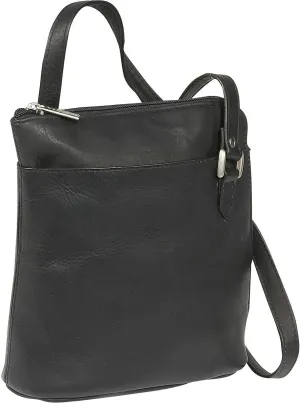 Le Donne Leather L-Zip Crossbody Shoulder Bag