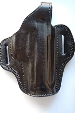 Leather Belt OWB Holster for Wilson Combat/Beretta 92G Brigadier (R.H) Black Tan