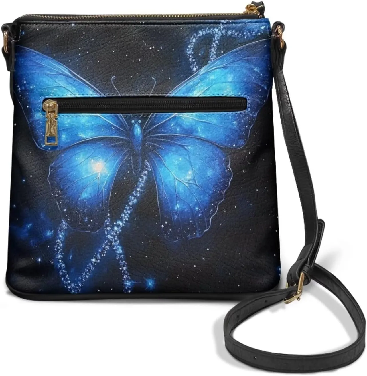 Leather Crossbody Bags for Women Tote Bag with Zipper Waterproof Shoulder Bag Travel Work Soft Handbag