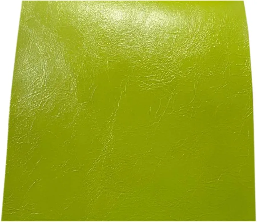 Leather Fabric PU Leatherette, Oil Wax Leather Fabric Faux Leather Upholstery Crafts DIY Sewings Sofa Handbag Car Seat(Size:1.37 * 6,Color:Green)