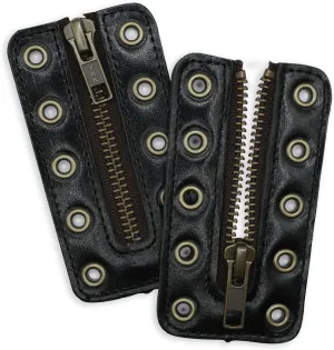 Leather Lace-in Shoes Zipper Inserts for Converse, Suitable for kids and adults, Tieless Shoe Laces