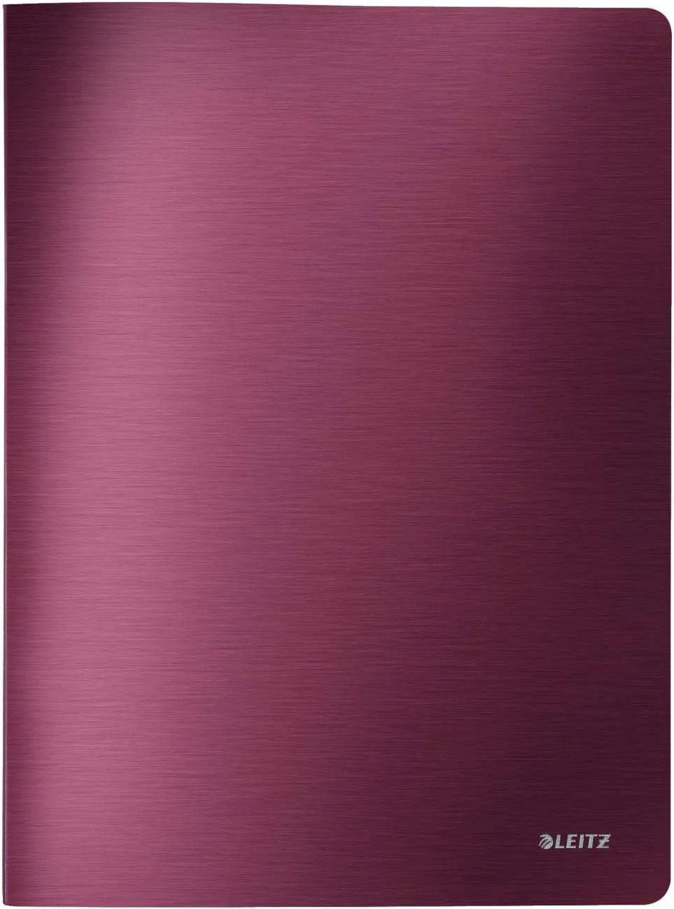 Leitz A4 Display Book, 40 Pockets, 80 Sheet Capacity, Transparent Pockets, Garnet Red, Style Range, 39590028