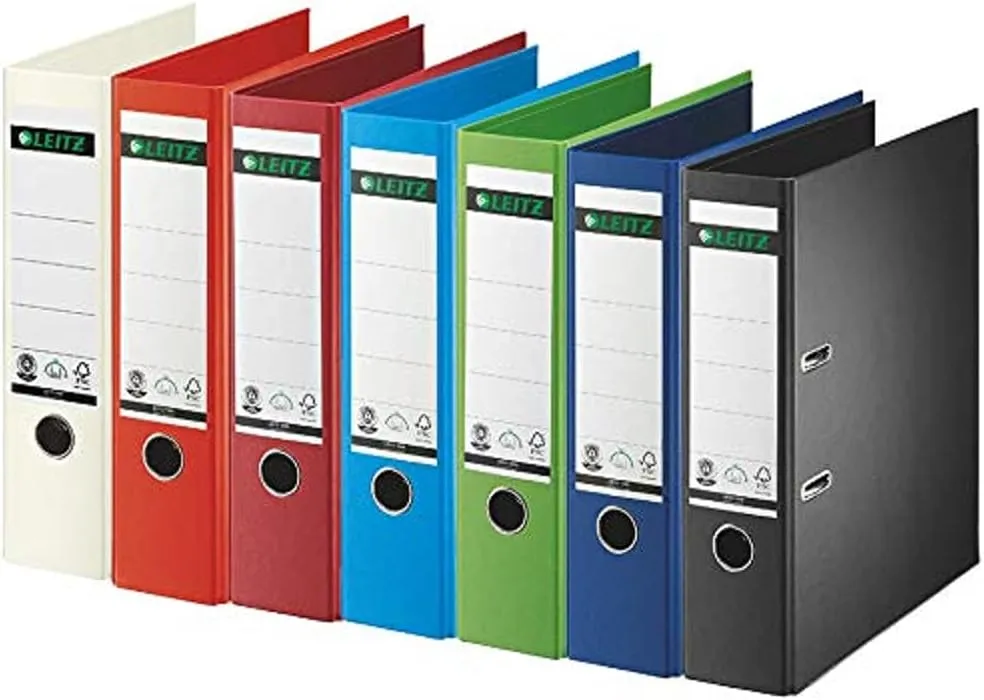 Leitz Quality-Vollpapier Folder 180° - Parent ASIN - DE (4) Wide Black