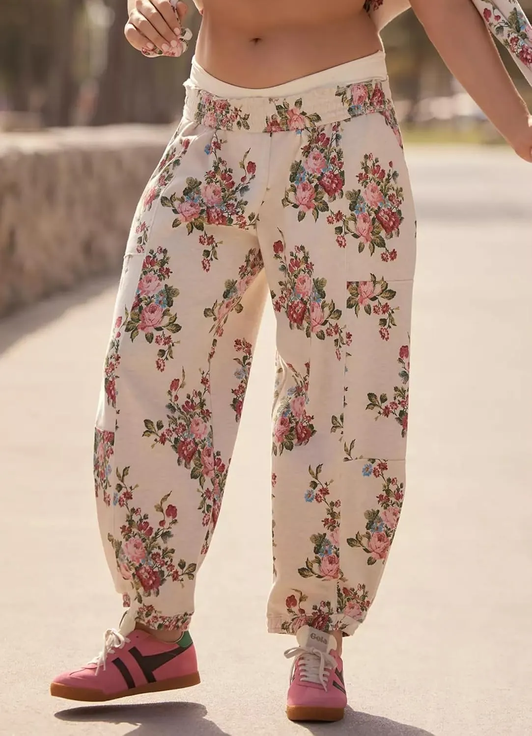 Leopard Pants Women Baggy Sweatpants Casual Fall Winter Cheetah Print Lounge Pants Trousers with Pockets