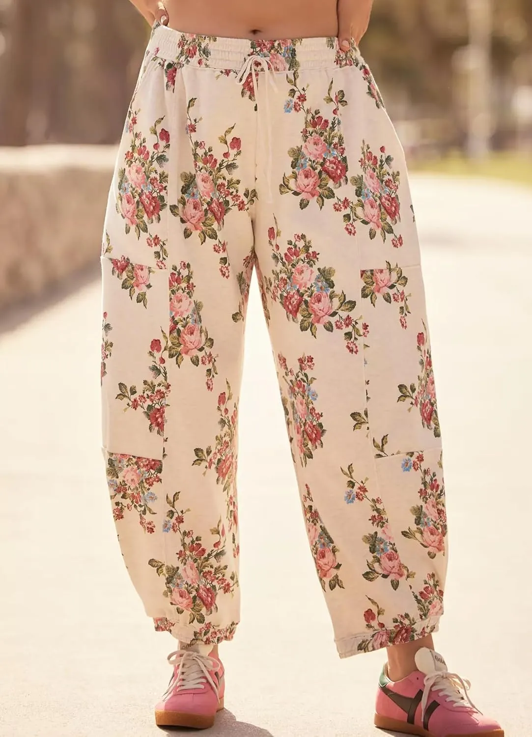 Leopard Pants Women Baggy Sweatpants Casual Fall Winter Cheetah Print Lounge Pants Trousers with Pockets